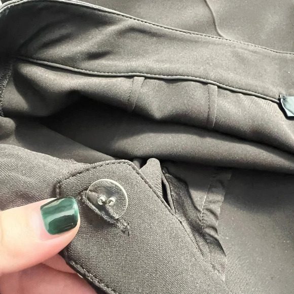 St. John Brown Cropped Ankle Dress Pants Trousers Size US 10 - Picture 11 of 12